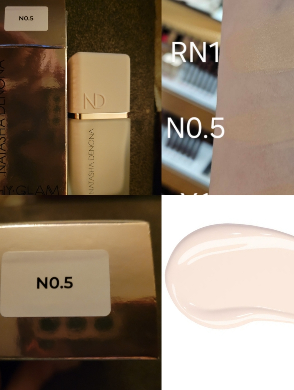 🍉Face Need🍉BNIB Natasha Denona Fullsize N 0.5 Hy•Glam Serum Foundation!$52Ret!